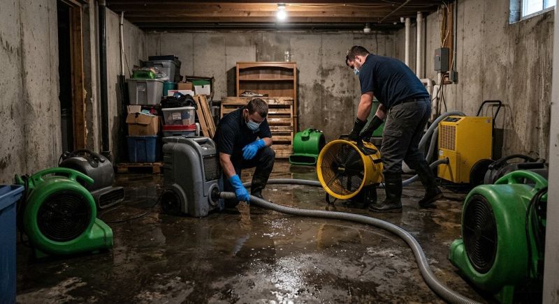 Basement Water Cleanup in Gilbert, AZ