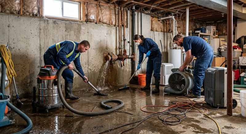 Burst Pipe Cleanup in Gilbert, AZ
