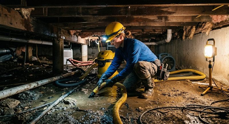 Crawl Space Water Remediation in Scottsdale, AZ