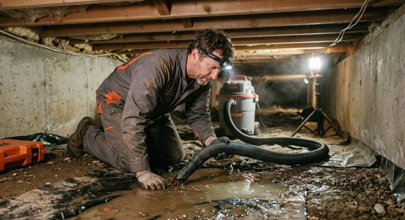 Crawlspace Water Removal in Chandler, AZ