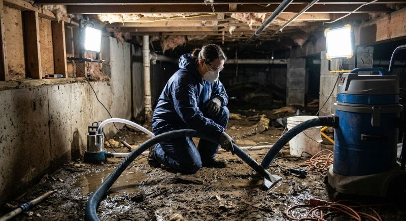 Crawlspace Water Removal in Mesa, AZ