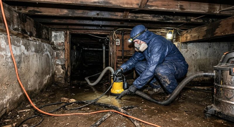 Crawlspace Water Restoration in Scottsdale, AZ