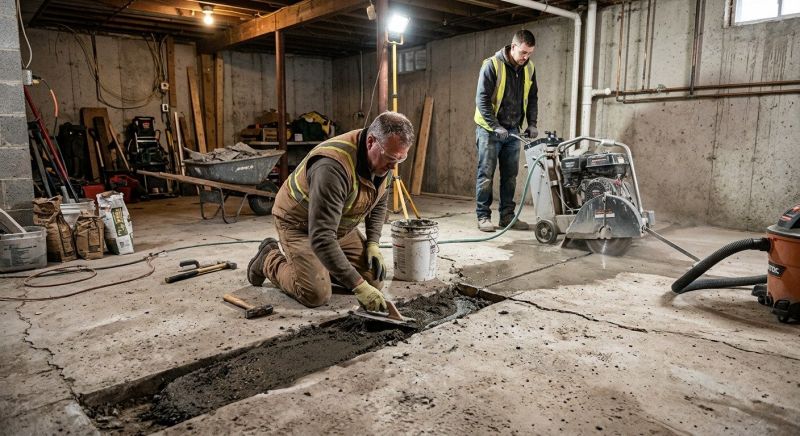 Slab Foundation Repair in Columbus, OH