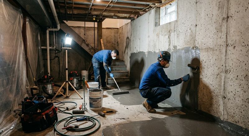 Basement Concrete Sealing in Tuscaloosa, AL