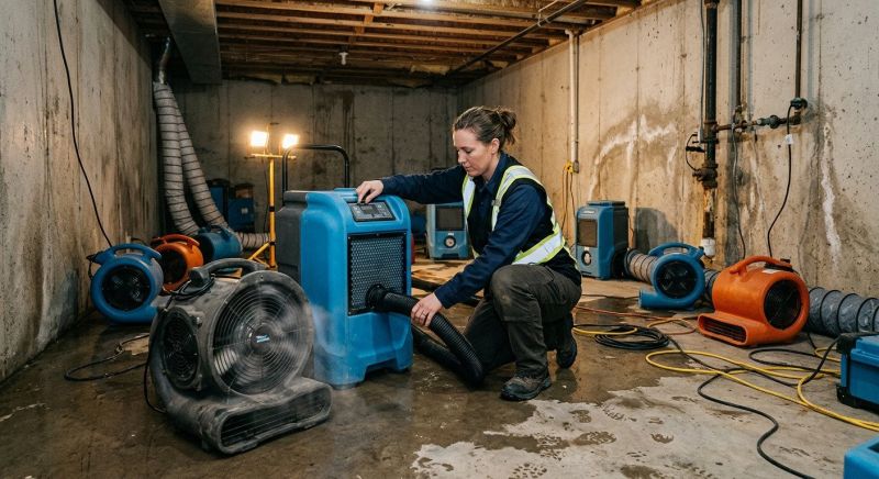 Basement Drying in Phoenix, AZ