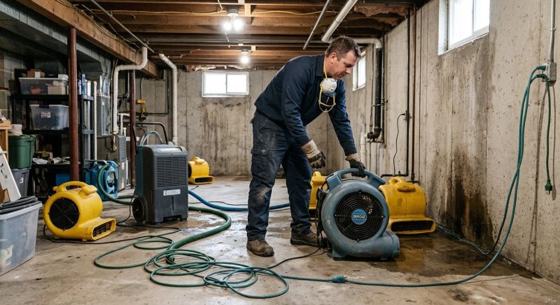 Basement Drying in Chandler, AZ