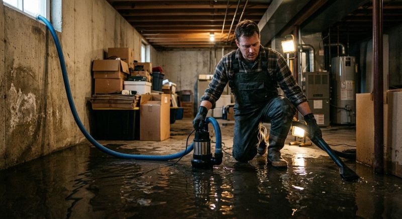 Basement Water Cleanup in Scottsdale, AZ