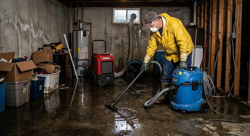Basement Water Cleanup in Gilbert, AZ