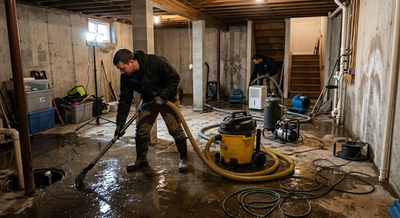 Basement Water Extraction in Gilbert, AZ