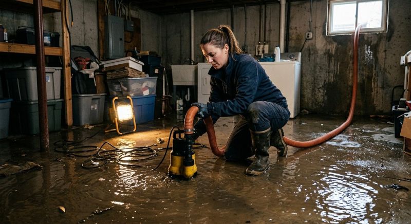 Basement Water Extraction in Chandler, AZ
