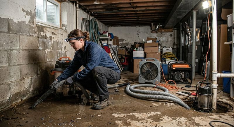 Basement Water Mitigation in Mesa, AZ