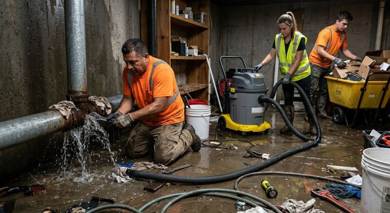 Burst Pipe Cleanup in Mesa, AZ