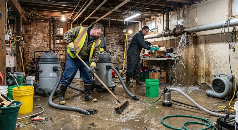 Burst Pipe Cleanup in Mesa, AZ