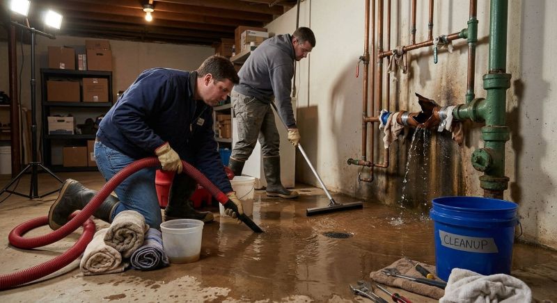 Burst Pipe Cleanup in Phoenix, AZ