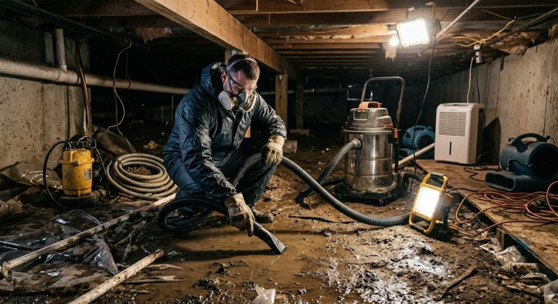 Crawl Space Water Remediation in Scottsdale, AZ