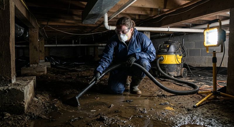 Crawl Space Water Remediation in Scottsdale, AZ