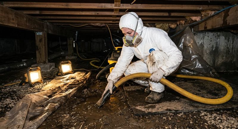 Crawl Space Water Remediation in Phoenix, AZ