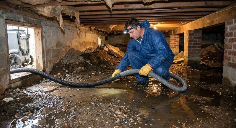 Crawlspace Water Removal in Phoenix, AZ