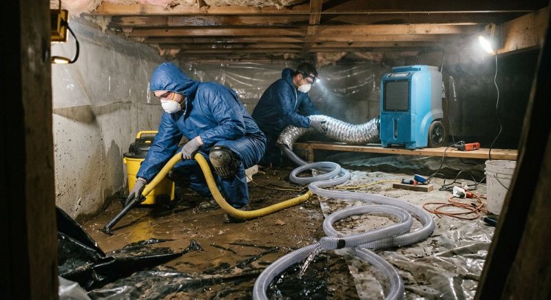 Crawlspace Water Restoration in Scottsdale, AZ