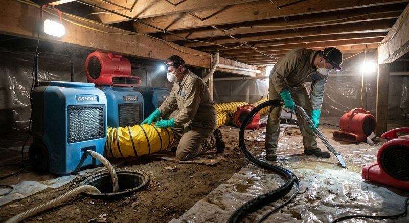 Crawlspace Water Restoration in Scottsdale, AZ