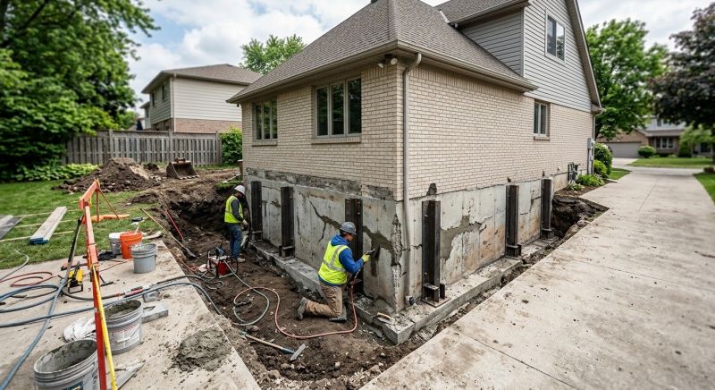 Exterior Foundation Repair in Columbus, OH