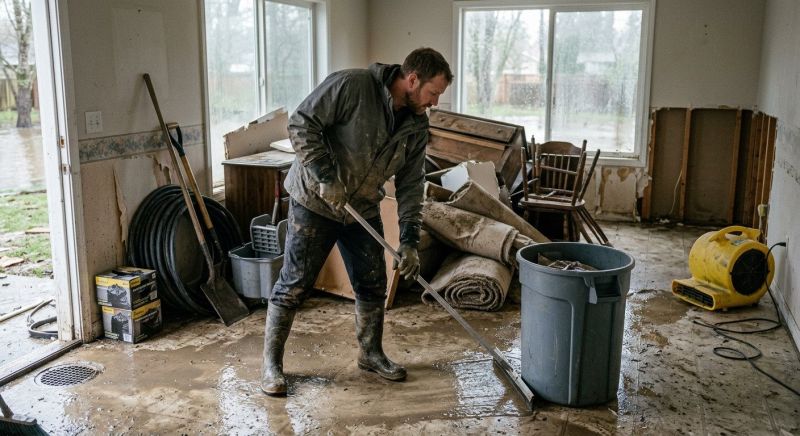 Flood Damage Cleanup in Gilbert, AZ
