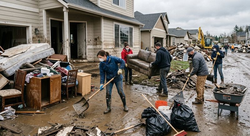 Flood Damage Cleanup in Gilbert, AZ