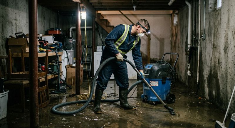 Flooded Basement Cleanup in Mesa, AZ