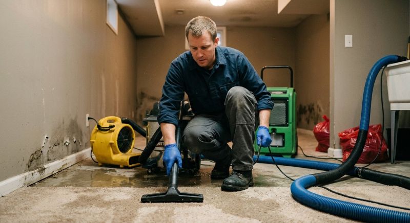 Flooded Basement Cleanup in Scottsdale, AZ
