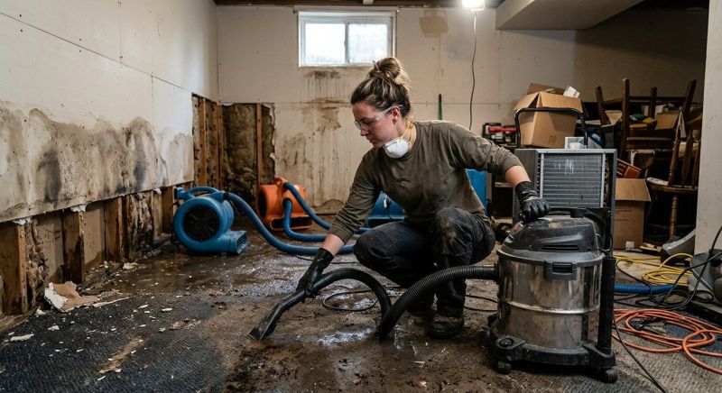 Flooded Basement Cleanup in Scottsdale, AZ