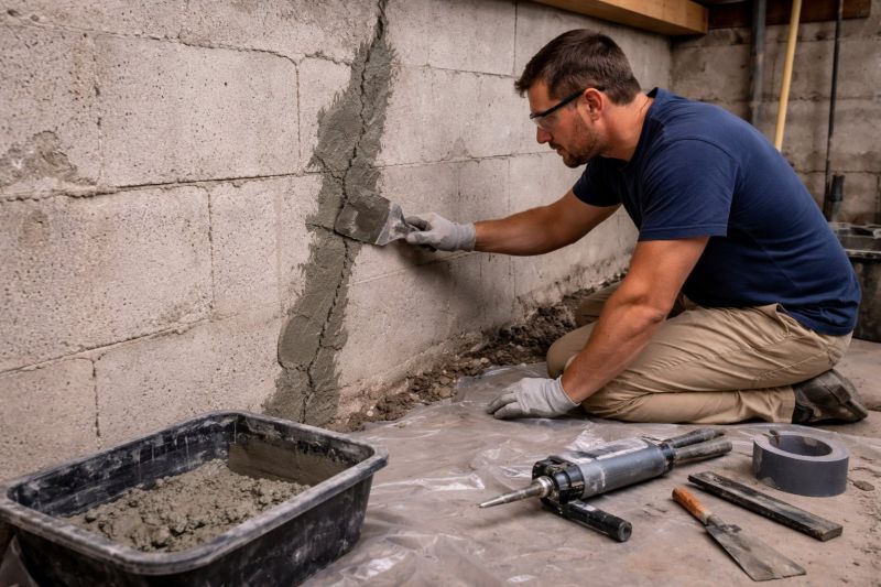 Foundation Crack Repair in Columbus, OH
