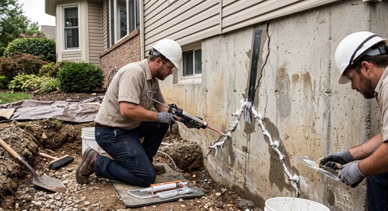 Foundation Cracks Repair in Columbus, OH