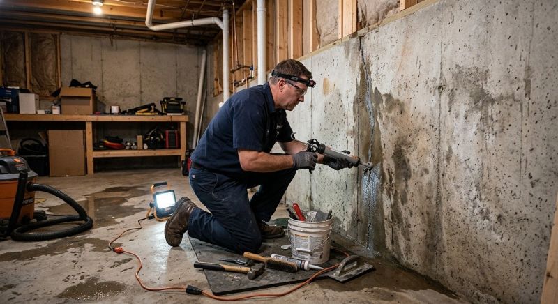 Foundation Leak Repair in Grand Rapids, MI