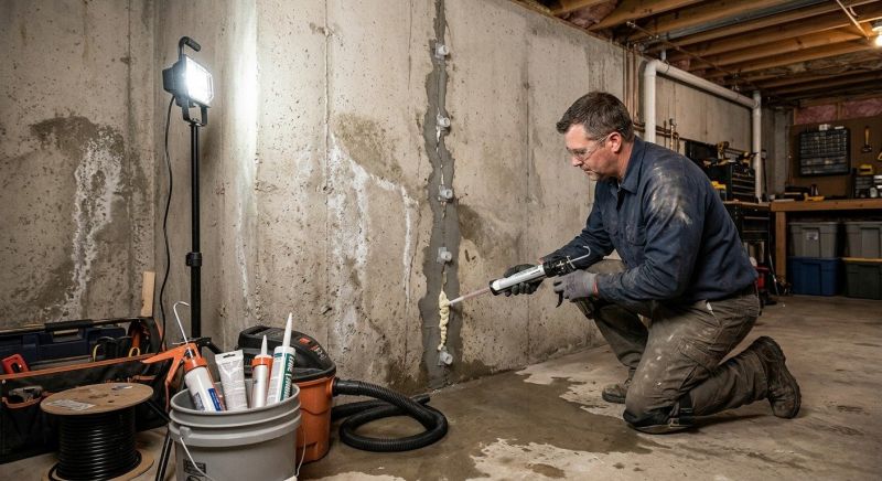 Foundation Leak Repair in Fredericksburg, VA