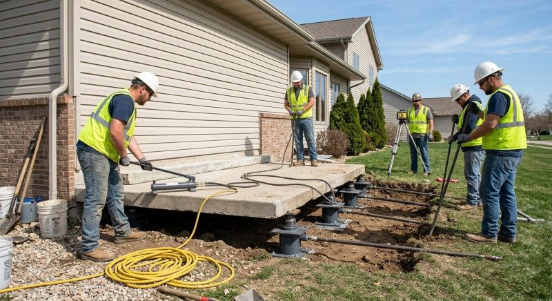 Foundation Lifting in Columbus, OH