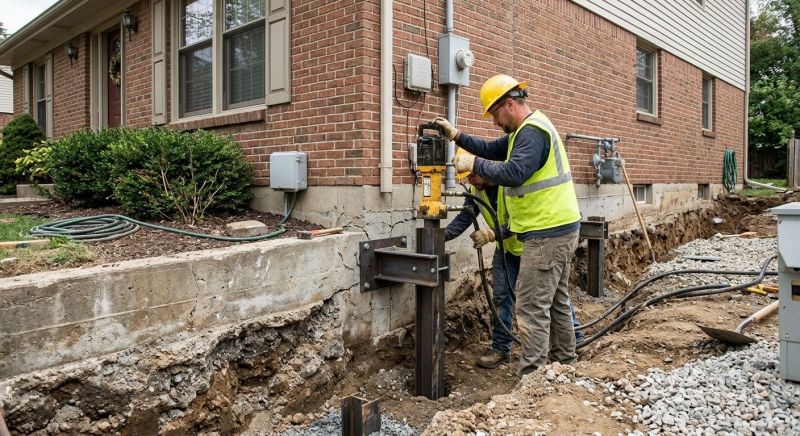 Helical Piers Installation in Tampa, FL