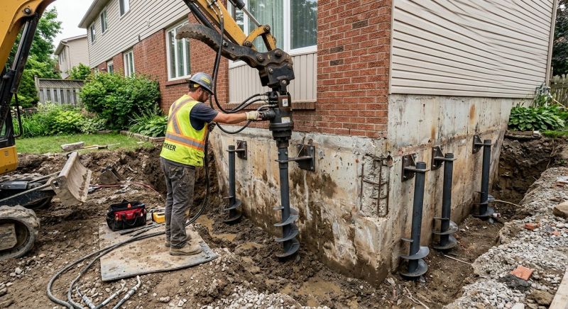 Helical Piers Installation in Tampa, FL
