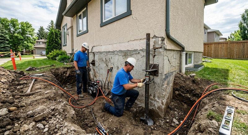 Helical Pile Installation in Columbus, OH