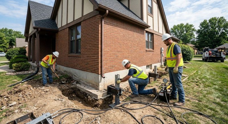 House Foundation Leveling in Columbus, OH
