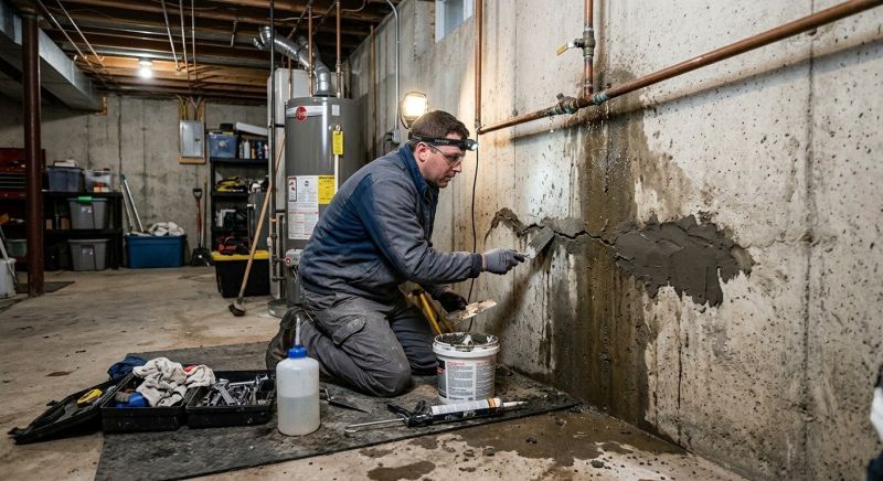 Leaking Basement Repair in Fredericksburg, VA