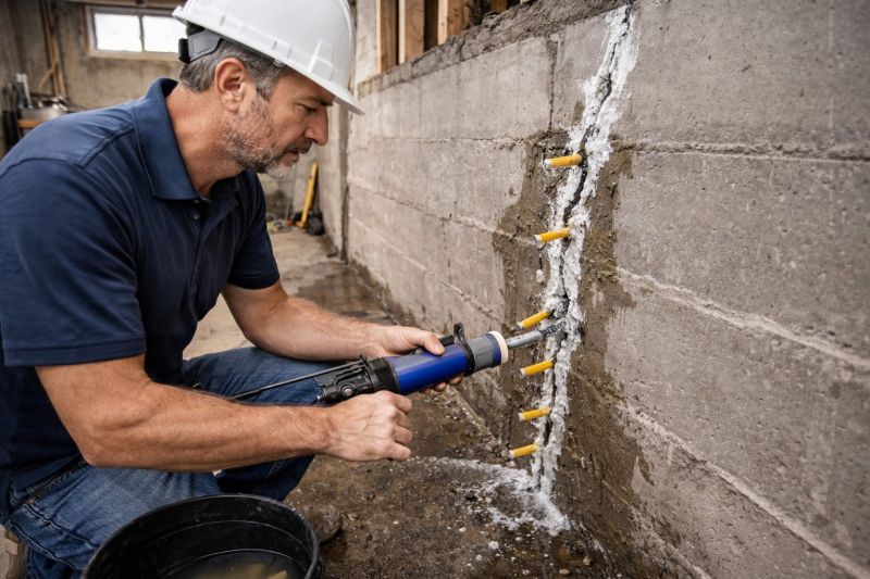 Leaking Foundation Repair in Columbus, OH