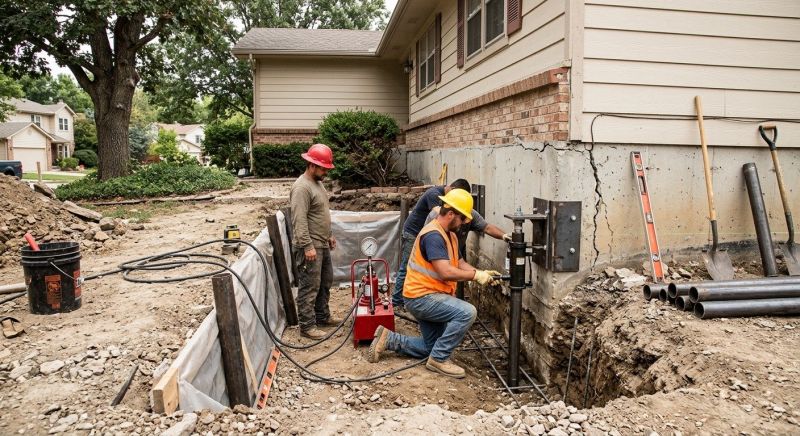 Leaking Foundation Repair in Columbus, OH
