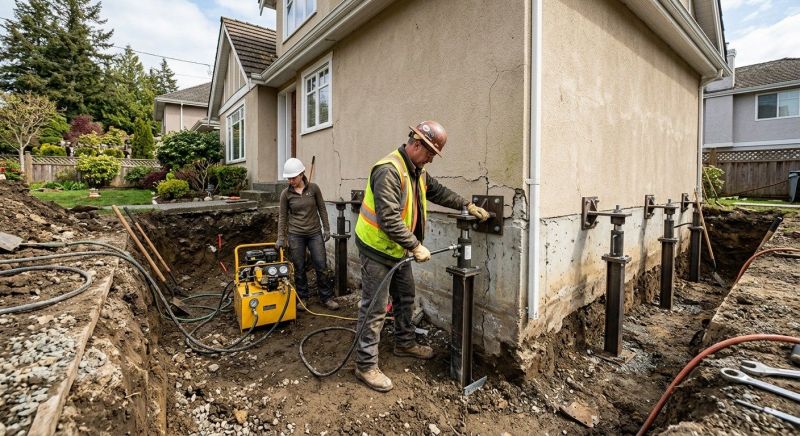 Sinking Foundation Repair in Tampa, FL