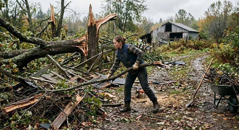 Storm Damage Cleanup in Mesa, AZ
