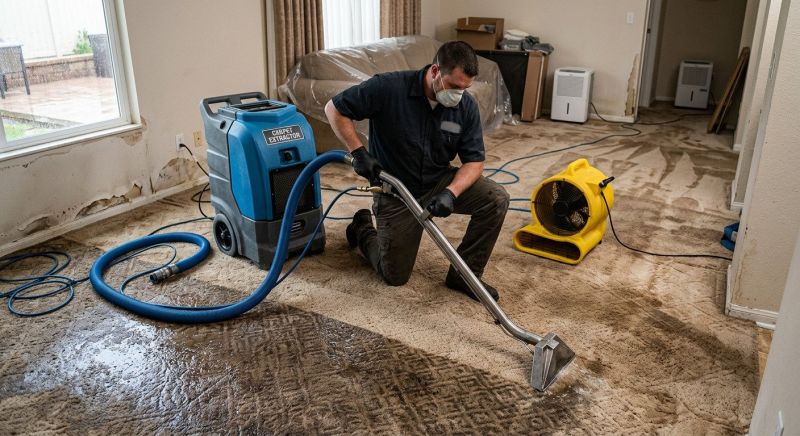 Wet Carpet Drying in Gilbert, AZ