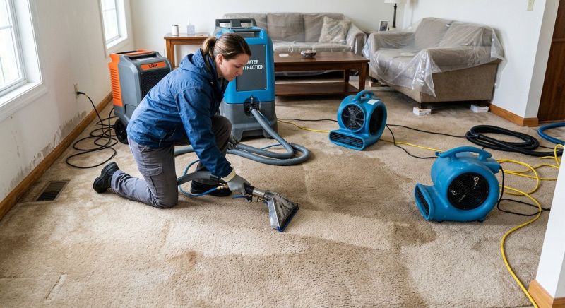 Wet Carpet Drying in Chandler, AZ