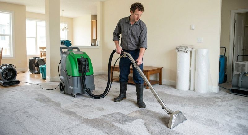 Wet Carpet Restoration in Gilbert, AZ