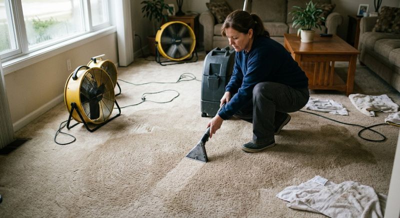 Wet Carpet Restoration in Phoenix, AZ